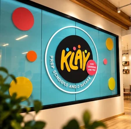 KLAY Preschool printed wall graphics